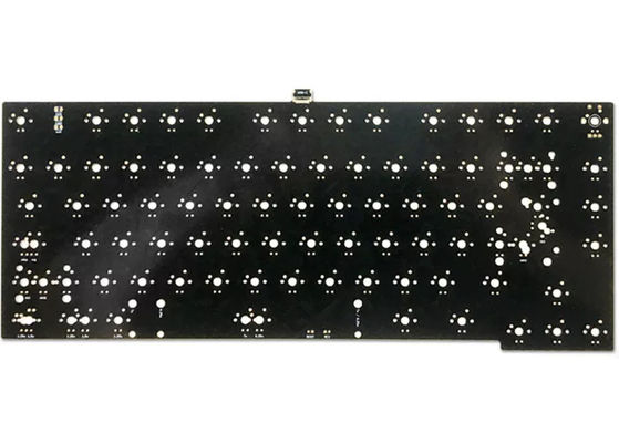 3,2 mm benutzerdefinierte Tastaturplatine 10 Schichten 5-polige Hot-Swap-Tastatur