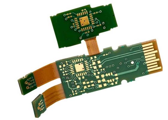ENIG Oberflächenabschluss Weiße Seidenfläche Impedanzgesteuerte flexible PCB-Schaltung