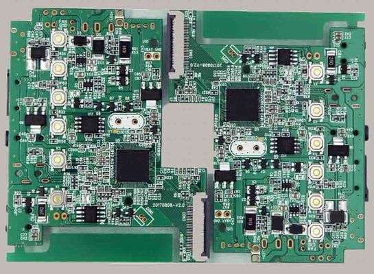 ENIG Ceramic PCB Core 24 Schichten Unterhaltungselektronik PCBA Gelb