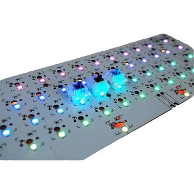 FR-4 Leiterplatte-Dienstleistungen drahtloses Tkl RGB Hotswap Art Spiel-mechanische Tastatur PWBs 87 C 80% Schlüssel