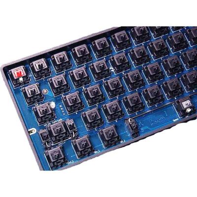 FR-4 Leiterplatte-Dienstleistungen drahtloses Tkl RGB Hotswap Art Spiel-mechanische Tastatur PWBs 87 C 80% Schlüssel